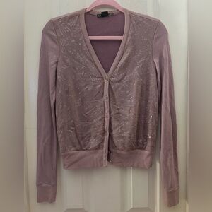 Armani Exchange Cardigan Sweater w/Sequin. Size XS